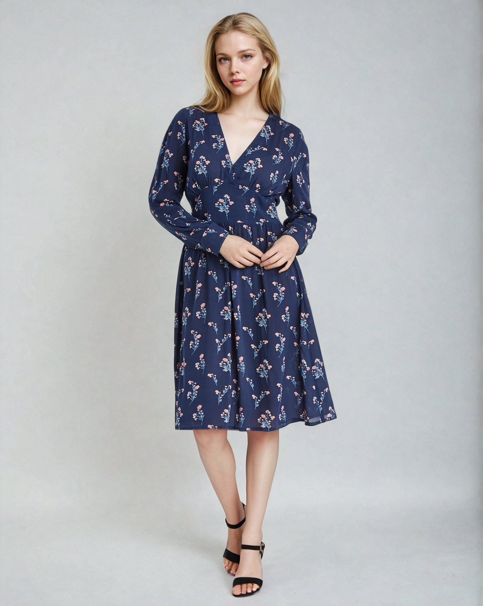 Kate Slim-Fit Floral Dress